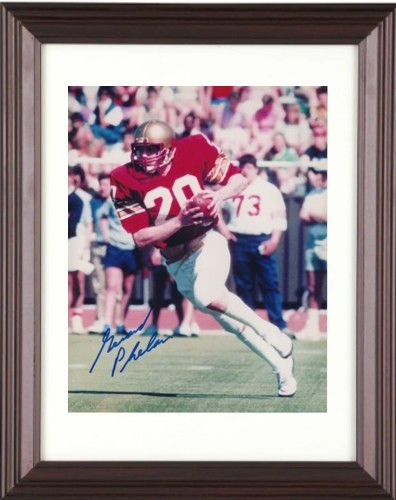 Gerard Phelan signed Boston College 8x10 Photo Framed- COA - Flutie Hail Mary