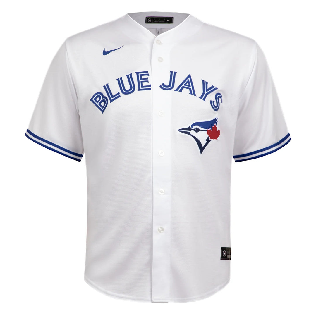 George Bell Autographed Toronto Blue Jays White Nike Jersey