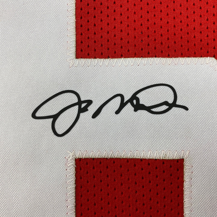 Facsimile Autographed Joe Montana San Francisco Red Laser Jersey Size Men's XL