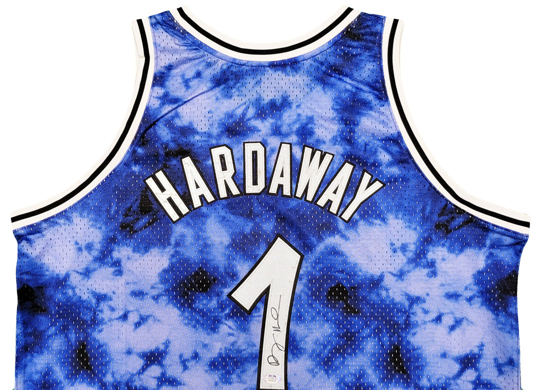 Magic Penny Hardaway Auto Blue Mitchell Ness Galaxy 94 Swingman Jersey PSA/DNA