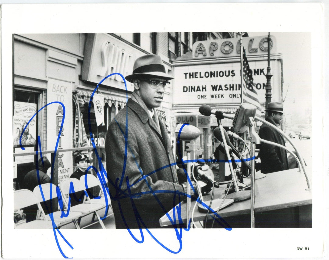 Denzel Washington Autographed 8x10 Photo