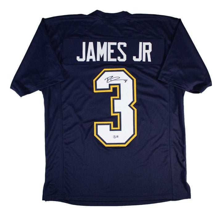Derwin James Los Angeles Signed Throwback Navy Football Jersey BAS