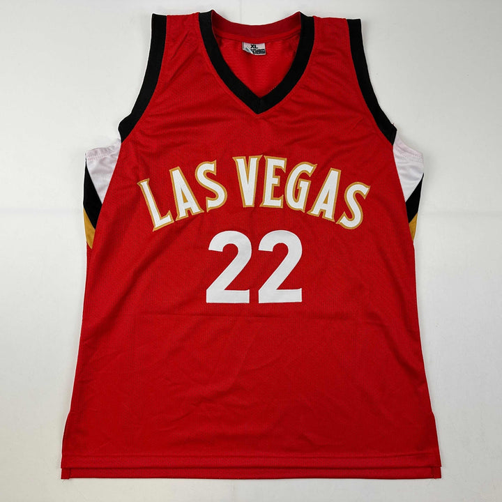 Facsimile Autographed A'ja Wilson Las Vegas Red Reprint Jersey Size Men's XL