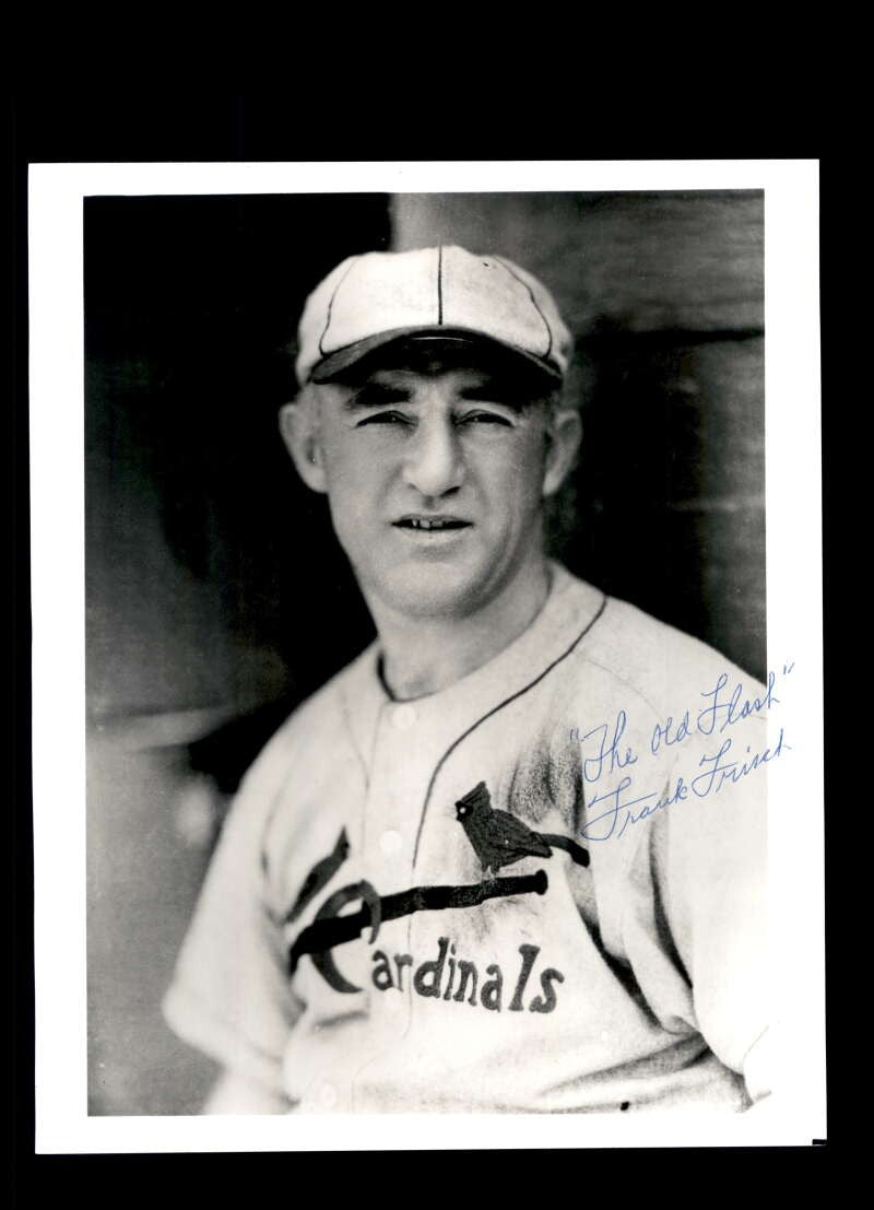 Frankie Frisch PSA DNA Signed 8x10 Photo Autographed Cardinals