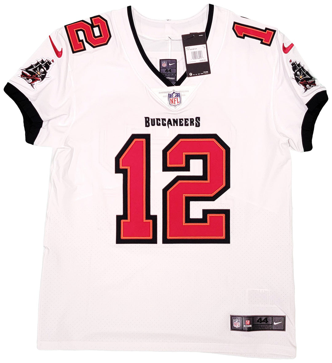 Buccaneers Tom Brady Signed White Nike Elite Jersey Size 44 Fanatics Holo