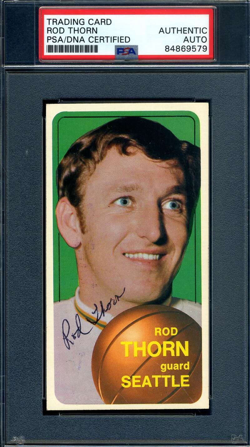 Rod Thorn PSA DNA Signed 1970 Topps Rookie Autograph