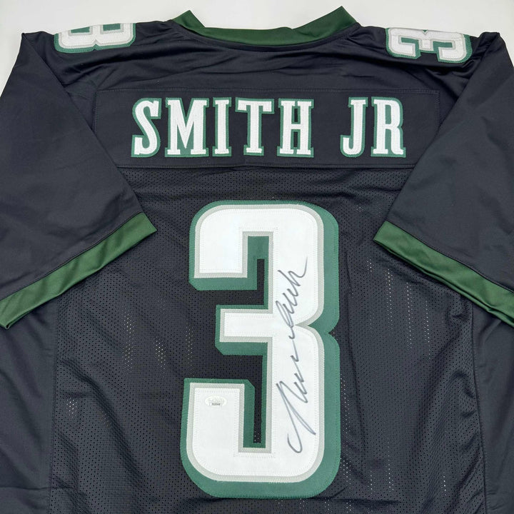 Autographed/Signed Nolan Smith Jr. Philadelphia Black Jersey JSA COA