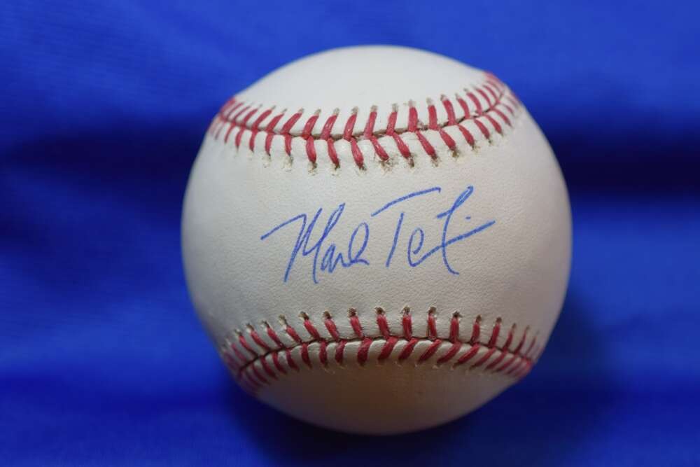 Mark Teixeira MLB Authentic COA Autograph Major League Signed OML Baseball 1