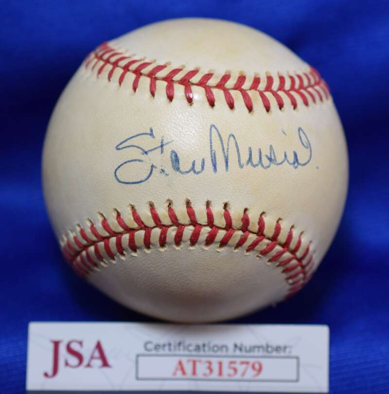 Stan Musial JSA COA Autographed National League Signed Baseball