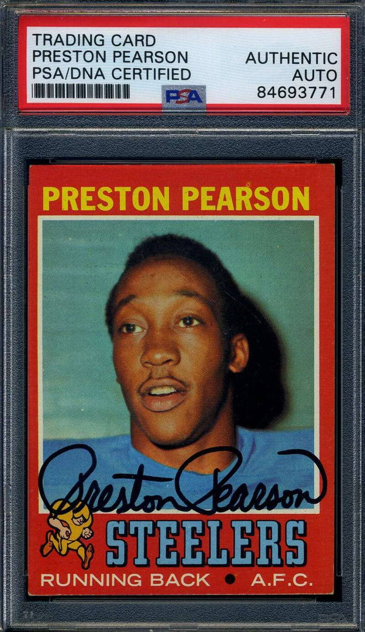 Preston Pearson PSA DNA Signed 1971 Topps Rookie Autograph