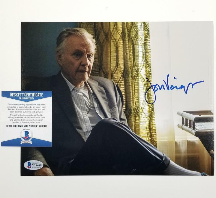 Jon Voight signed 8x10 Photo #2 Actor Autograph ~ Beckett BAS COA