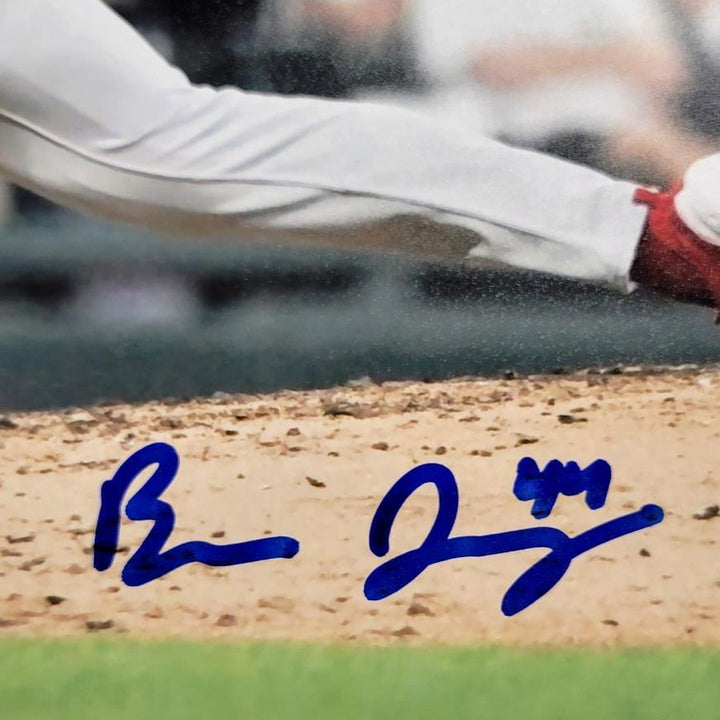 Ben Joyce signed Los Angeles Angels 11x14 photo autograph ~ BAS Beckett Witness
