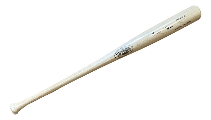 Elly De La Cruz Cincinnati Reds Signed Tan Louisville Slugger Bat BAS