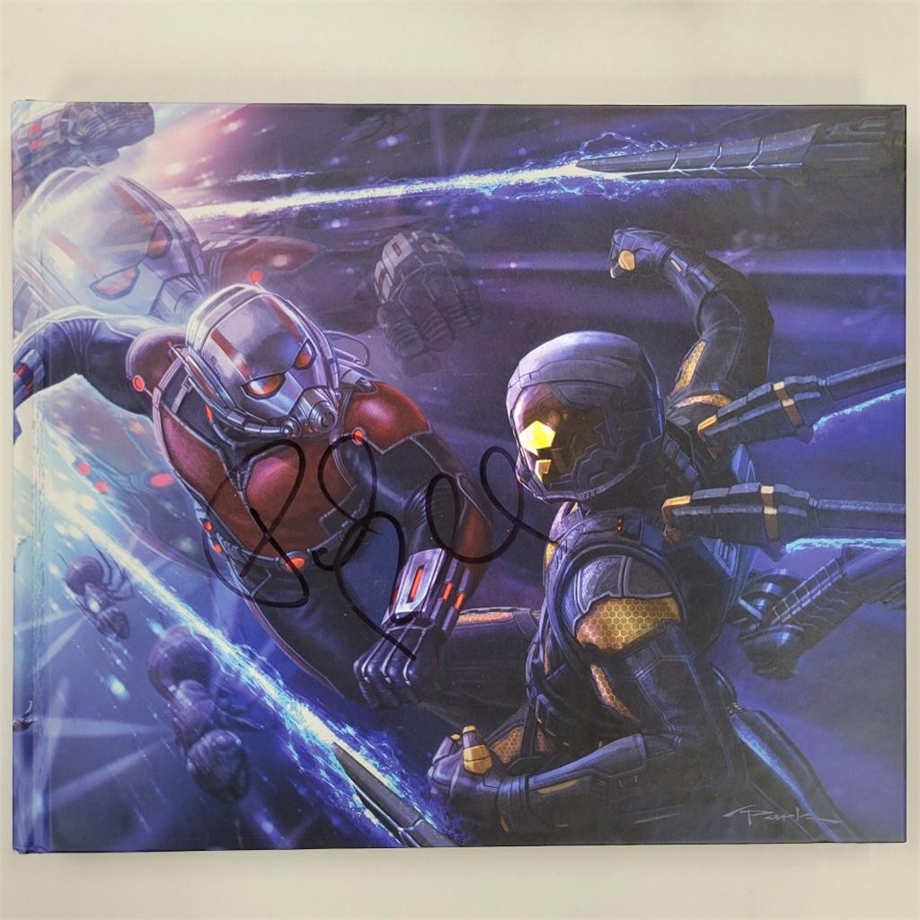 Paul Rudd signed Art of Ant-Man Book Marvel Avengers autograph ~ PSA