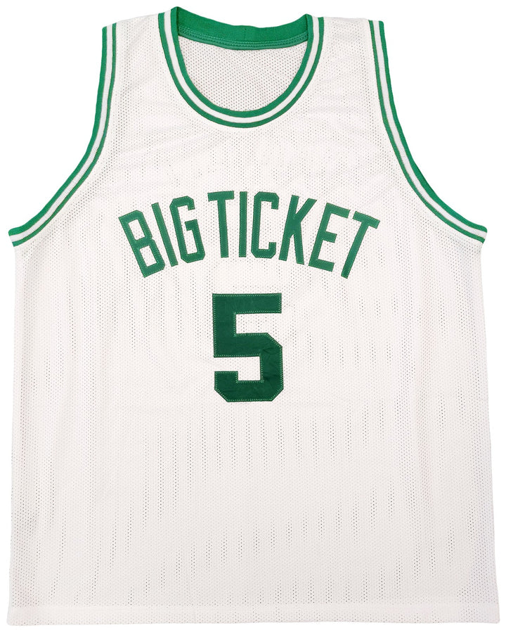 Boston Celtics Kevin Garnett Signed White Jersey Beckett BAS QR