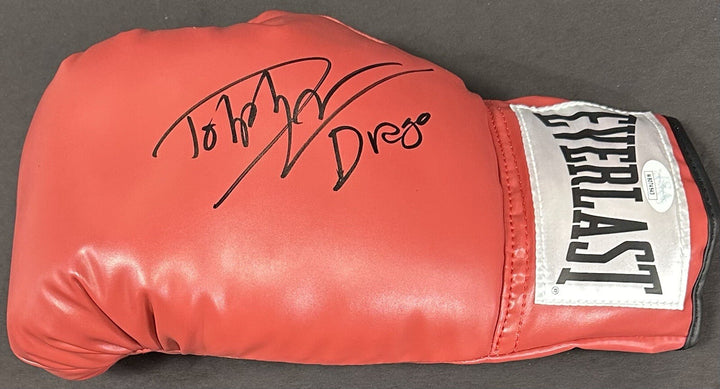 Dolph Lundgren Drago Signed Red Everlast Boxing Glove Rocky IV Autograph JSA COA