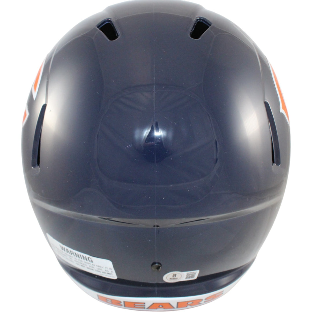 DJ Moore Autographed/Signed Chicago Bears F/S Helmet Beckett Witness 54819