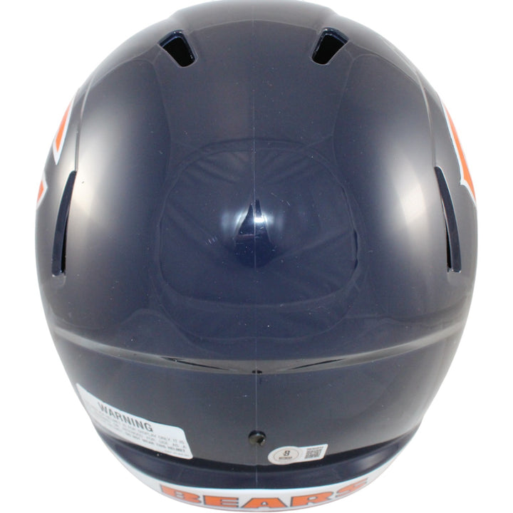 DJ Moore Autographed/Signed Chicago Bears F/S Helmet Beckett Witness 54819