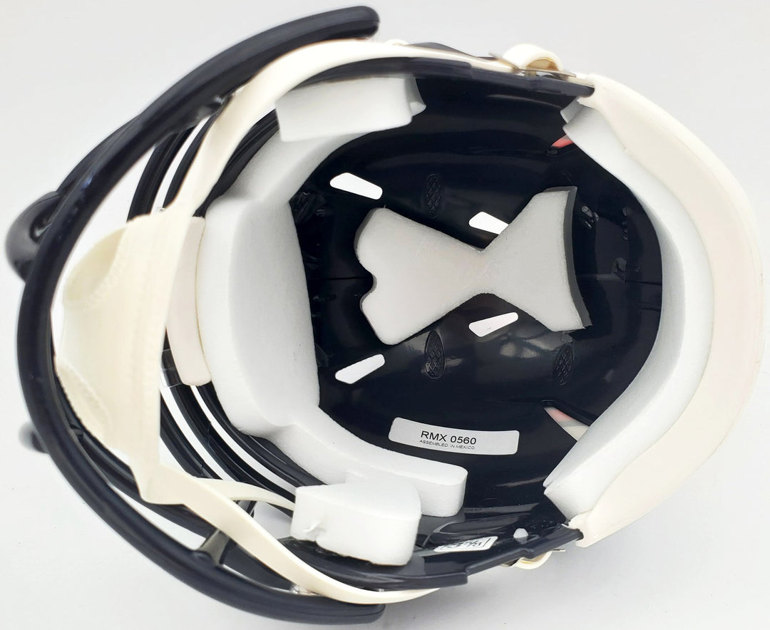 Steve Atwater Signed Denver Broncos Speed Mini Helmet Beckett BAS