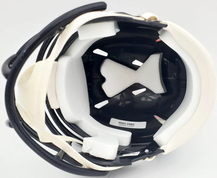 Steve Atwater Signed Denver Broncos Speed Mini Helmet Beckett BAS