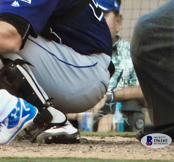 Charlie Culberson "Vin Scully's Final Call" signed Dodgers 16x20 photo BAS