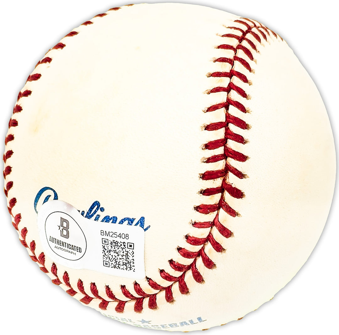 Ray Hoffman Signed Official MLB Baseball Washington Senators Beckett QR #BM25408