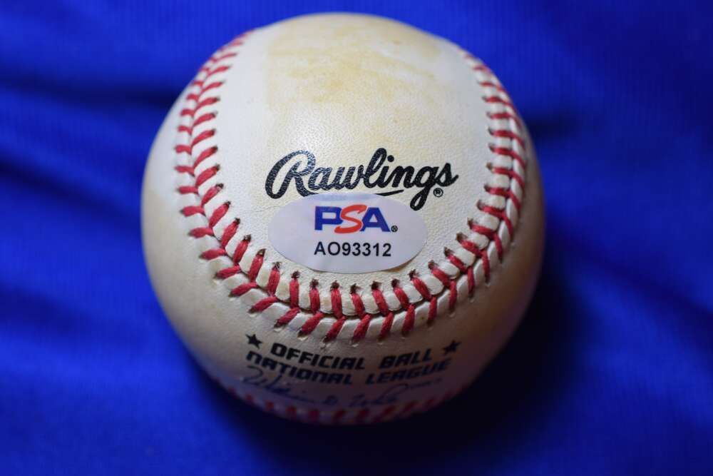 Lou Brock PSA DNA Autograph National League Signed Baseball