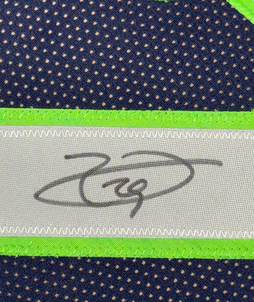 Framed Autographed/Signed Earl Thomas III 35x39 Seattle Blue Jersey Beckett COA