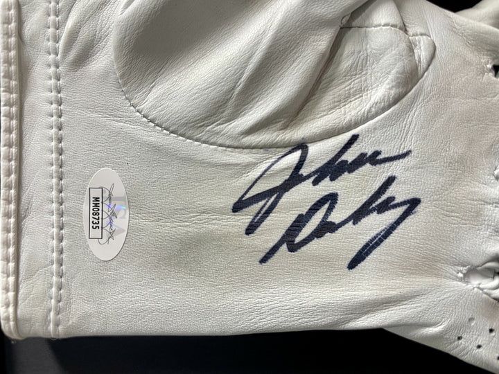 John Daly Signed & Game Played / Worn Golf Glove Framed JSA COA Photo Autograph