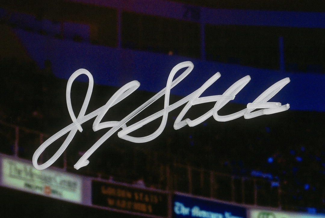 John Stockton Autographed Signed 16x20 Photo Utah Jazz Beckett Witness