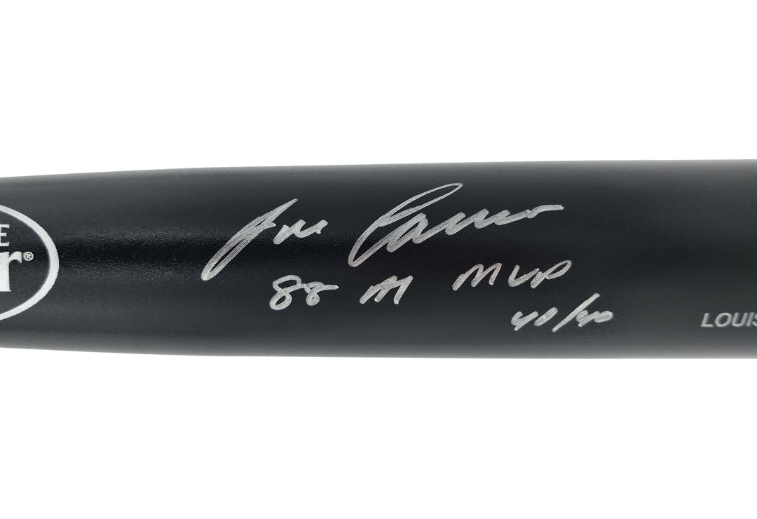 Jose Canseco Auto Black L Slugger Pro Stock Baseball Bat A's 88 AL MVP 40/40