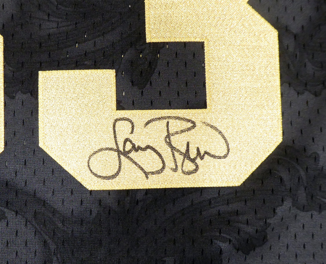 Celtics Larry Bird Auto Black Mitchell Ness GoldToile Swingman Jersey XL Beckett