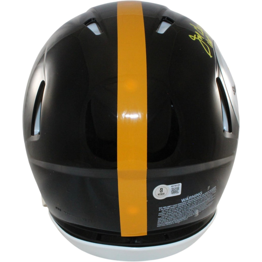 Joe Greene Autographed Pittsburgh Steelers Authentic TB Helmet Beckett WIT 56955