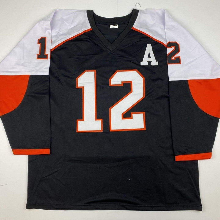 Autographed/Signed SIMON GAGNE Philadelphia Black Jersey JSA COA Auto