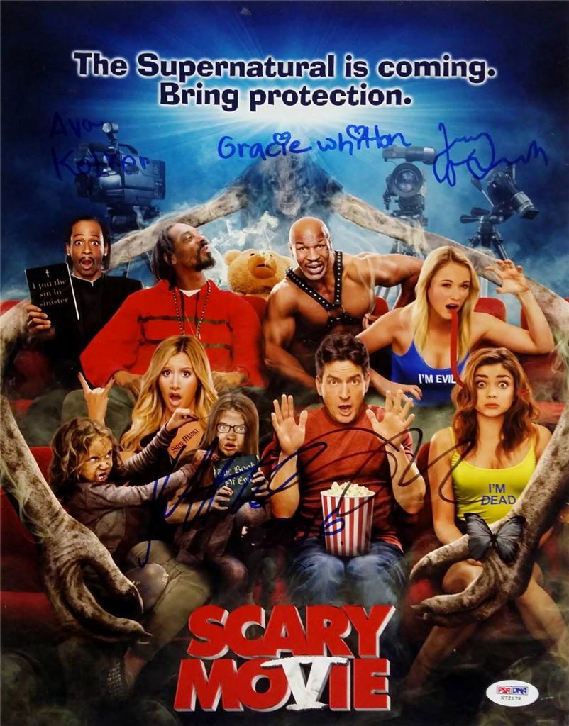 Katt Williams Jerry O'Connell Signed Scary Movie V 11x14 Photo PSA Auto