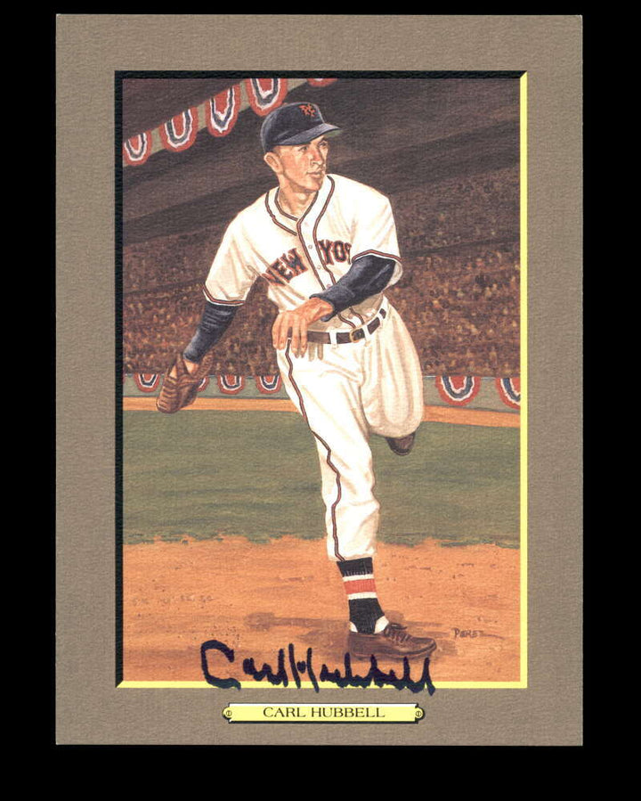 Carl Hubbell JSA Coa Signed Perez Steele Great Moments Autograph