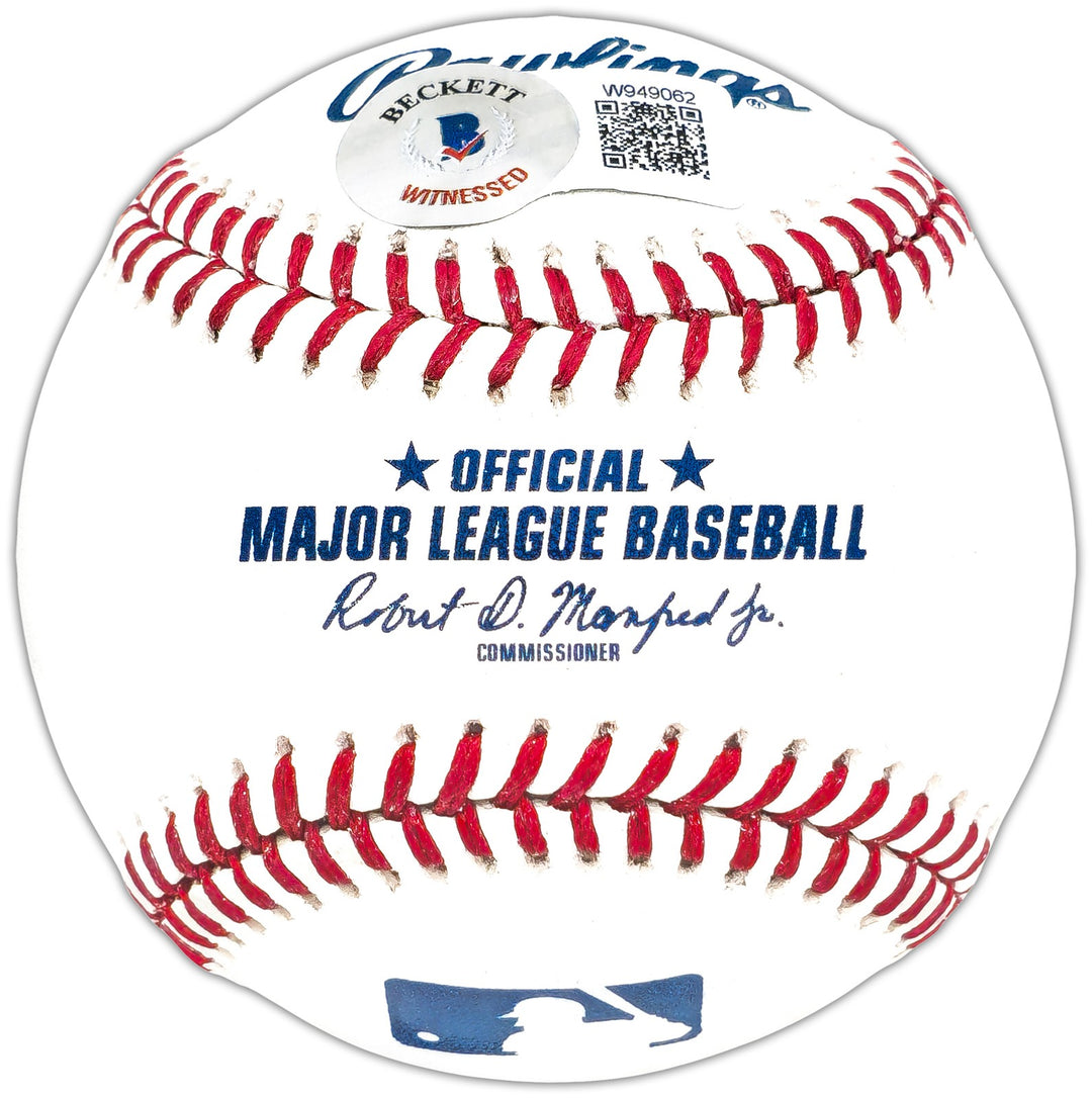 Marcus Semien Signed Official MLB Baseball Texas Rangers Beckett BAS Witness