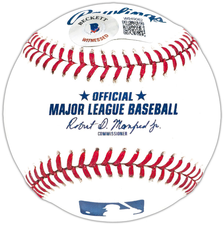 Marcus Semien Signed Official MLB Baseball Texas Rangers Beckett BAS Witness