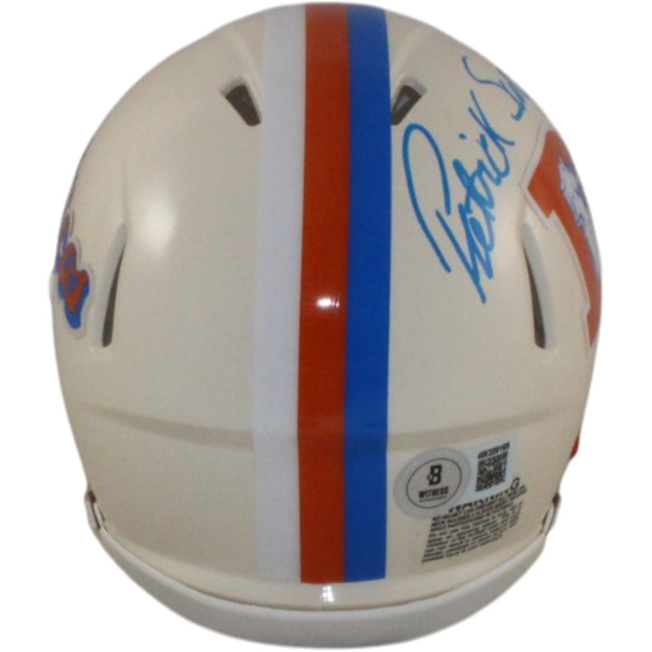 Patrick Surtain Autographed Denver Broncos Retro Mini Helmet Beckett 56415