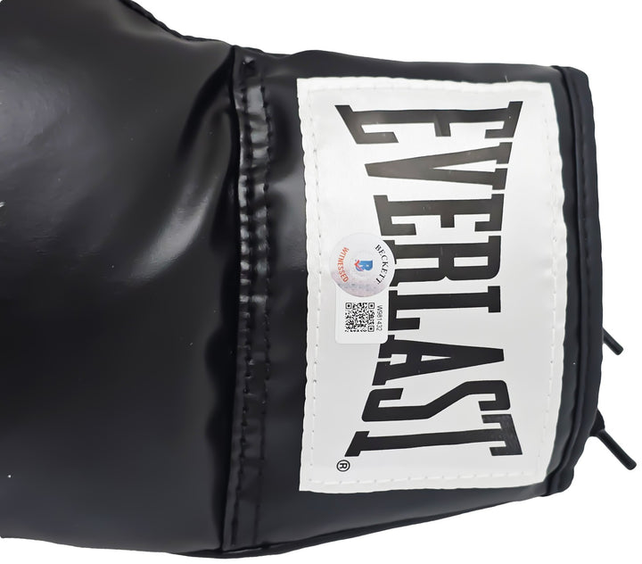Michael B. Jordan Signed Black Everlast Boxing Glove Left Handed LH Beckett Wit