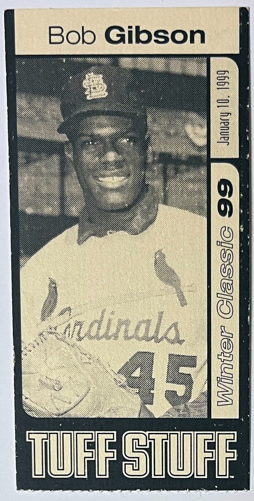 Bob Gibson signed Cardinals Hall of Fame Induction Day 8x10 Photo Framed - COA