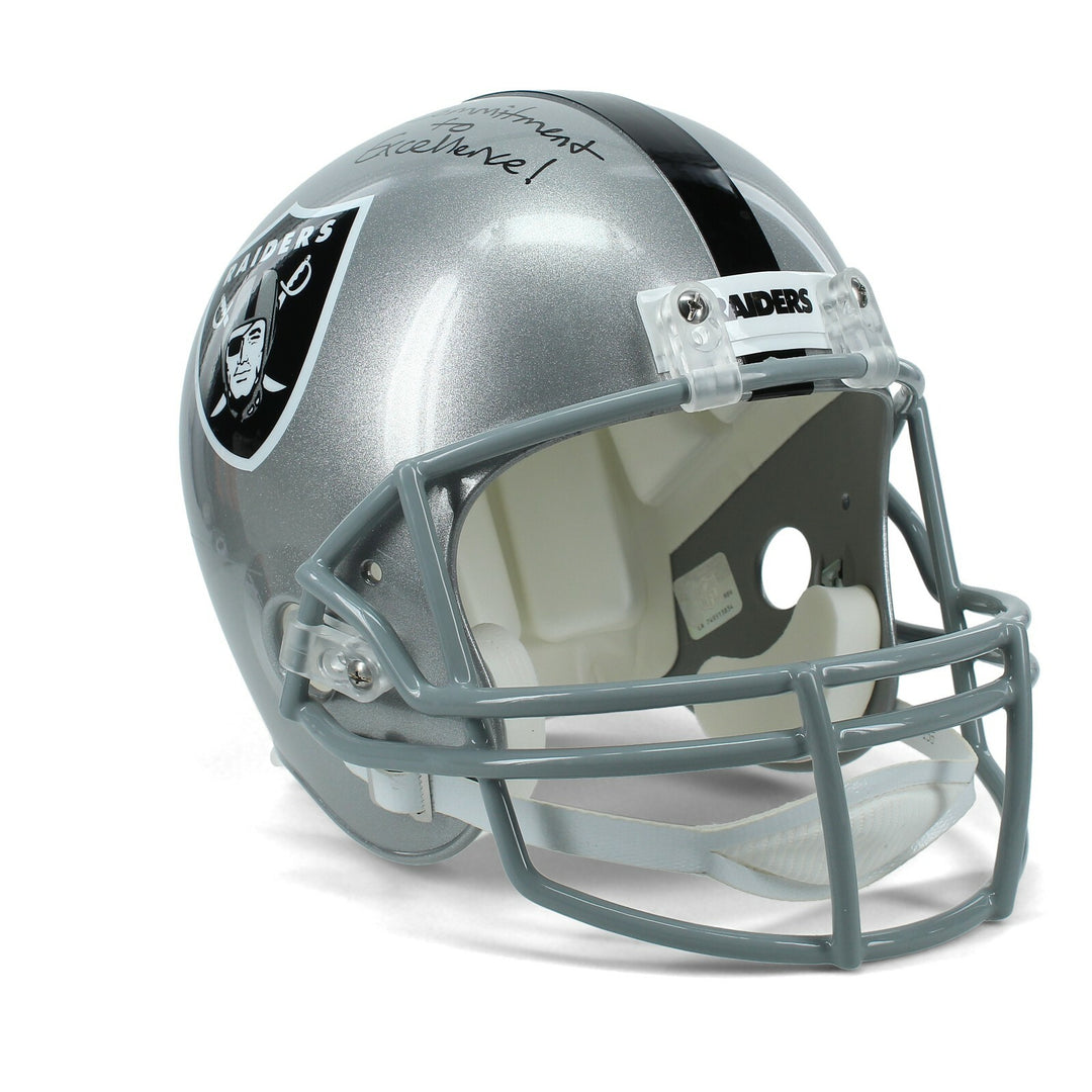 Darren Waller Signed Las Vegas Raiders FS Helmet Inscribed COA Inscriptagraphs