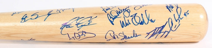 MILWAUKEE BREWERS TEAM SIGNED BAT POSEDNIK SANTOS HARDY WEEKS WYNEGAR YOST +23