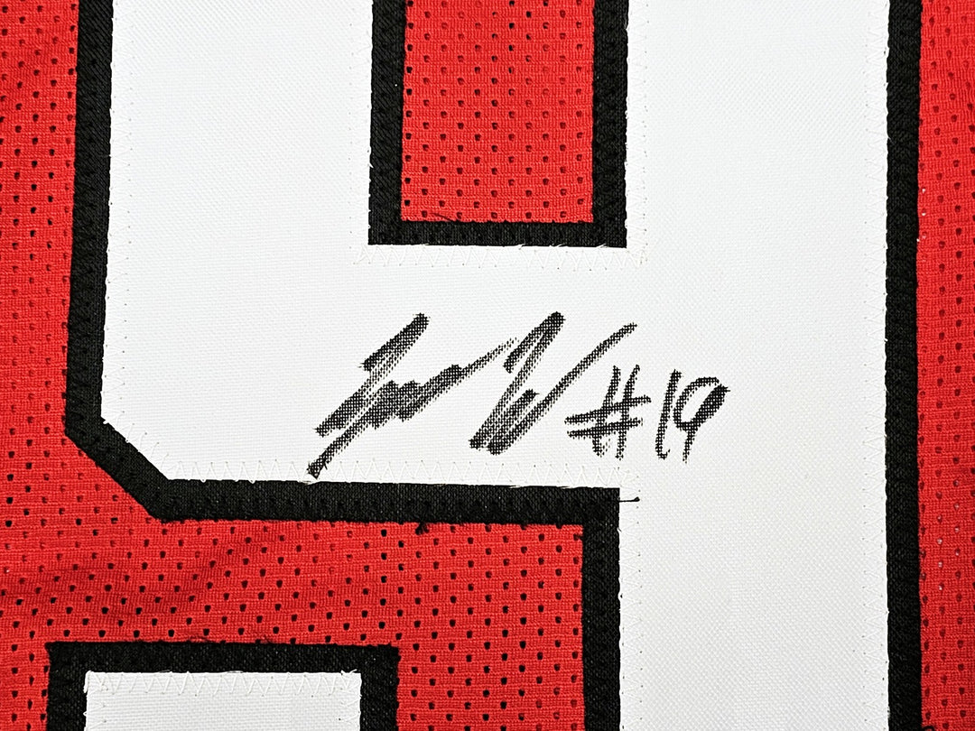 Texas Tech Red Raiders Tyree Wilson Autographed Signed Red Jersey Beckett Wit