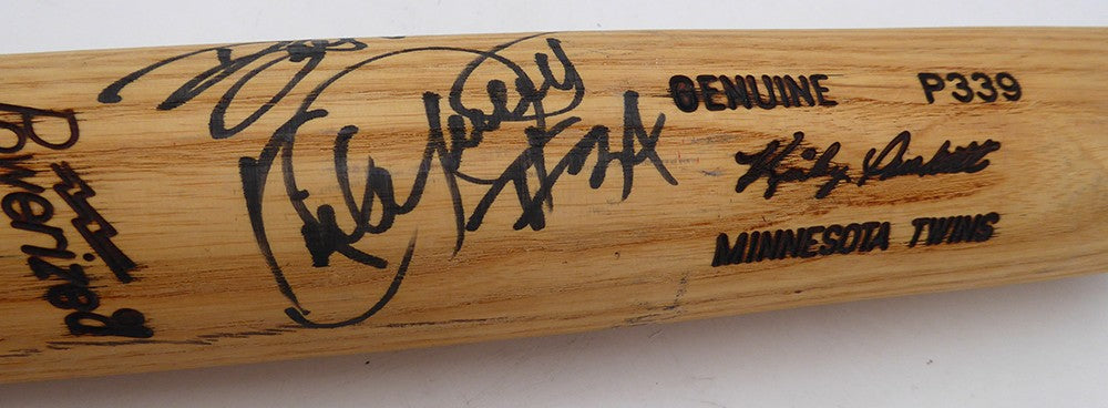 Kirby Puckett Auto P339 Game Model L Slugger Bat Twins "Best Wishes" Beckett