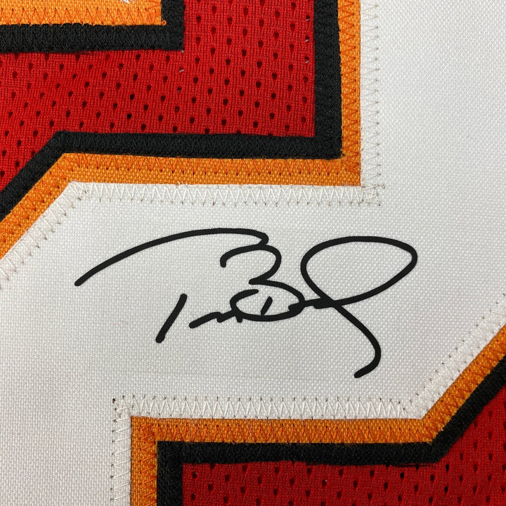 Facsimile Autographed Tom Brady Tampa Bay Red Reprint Jersey Size Men's XL