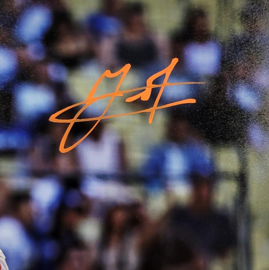 Yainer Diaz signed Houston Astros 8x10 Photo autograph ~ JSA Witness COA