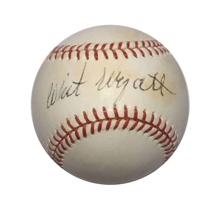 Whit Wyatt Psa/dna Signed National League Baseball Authentic Autograph