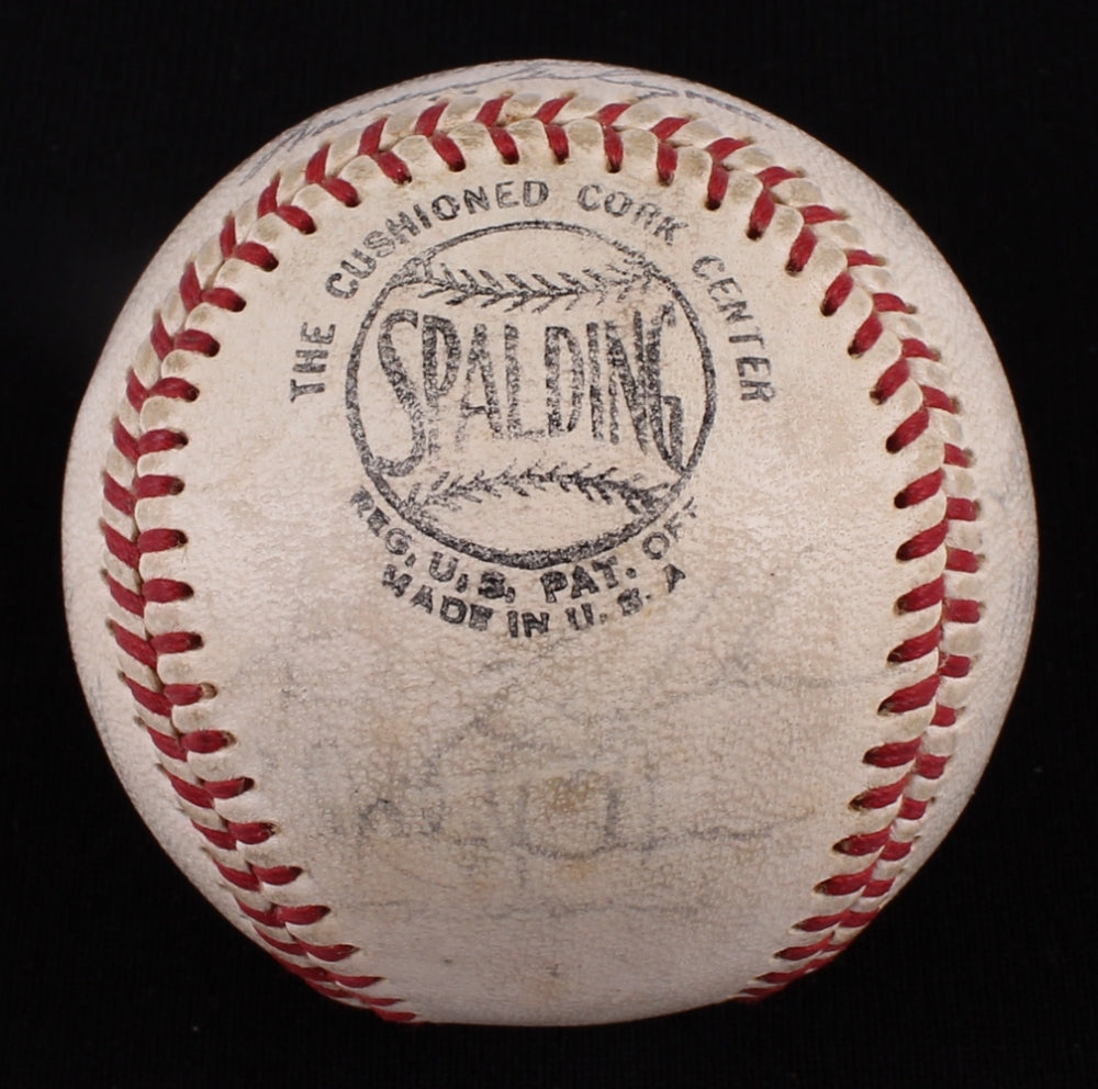 DODGERS TEAM SIGNED 1966 OFFICIAL SPALDING BALL DRYSDALE SUTTON TORBORG LEFEBVRE