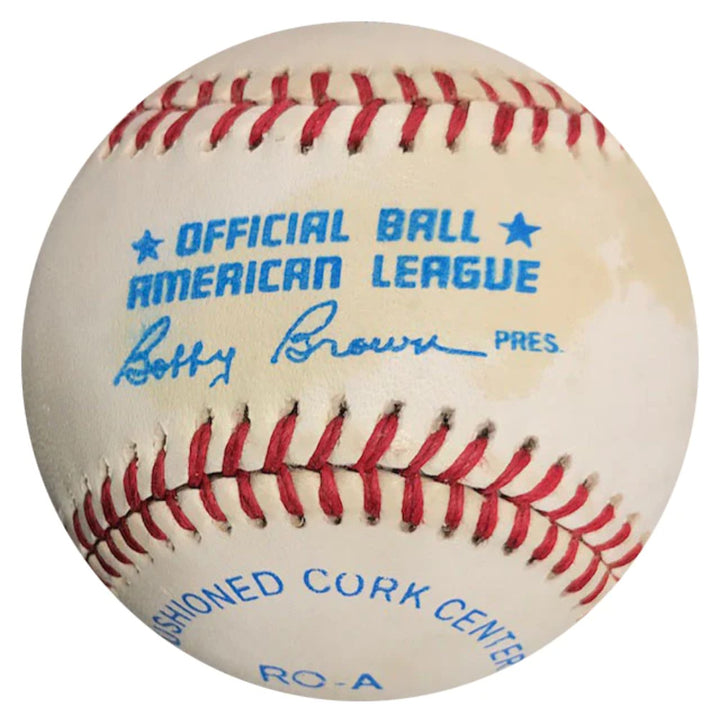 Rollie Fingers "341 Saves" "81 Cy Young MVP" Autographed Baseball